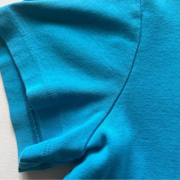 EUC Anne‎ Klein Women's Short Sleeve Blue Size Large 🔥🏌️ (R) - Picture 3 of 7